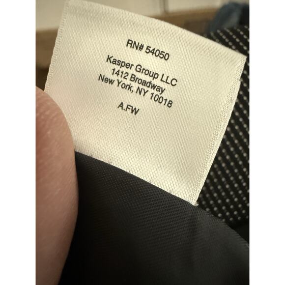 Women’s black metallic blazer, dress jacket Nine West Size 4 Small - Picture 11 of 14